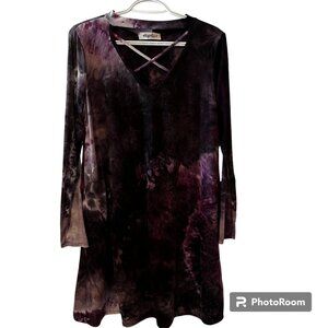 LIKE NEW} Haptics Holly Harper Long Sleeve Dress/Purple - Size S